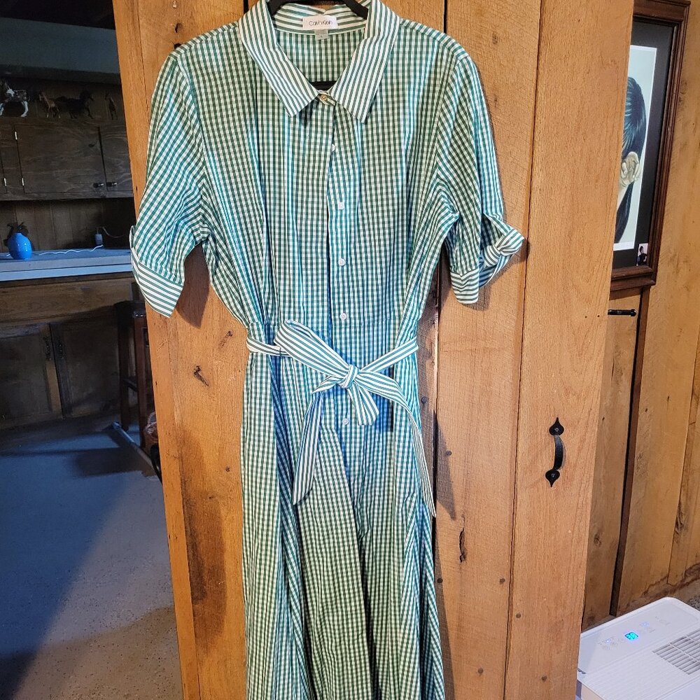 Calvin Klein Gingham dress